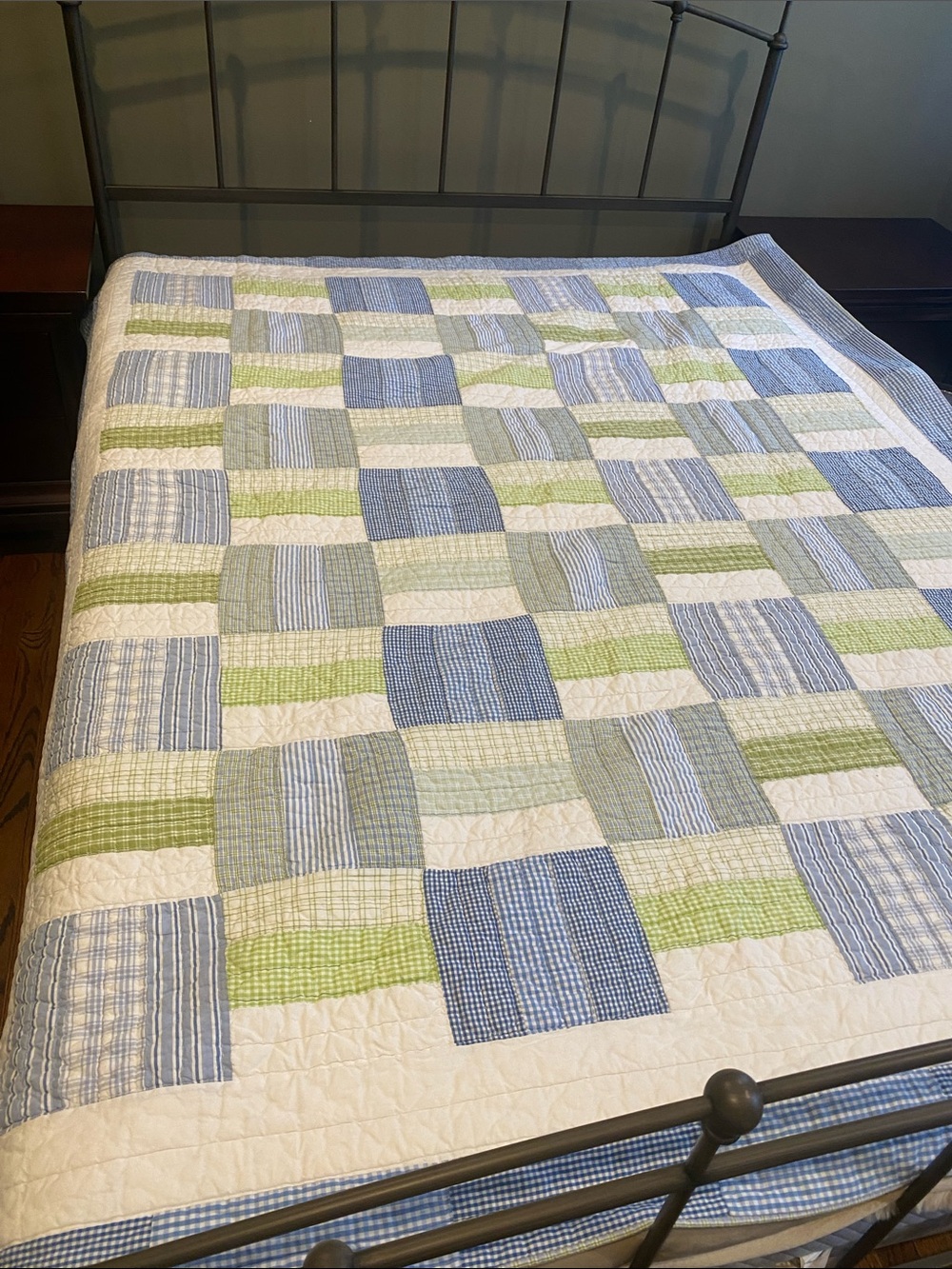 Pottery Barn Cotton Patchwork Twin Quilt